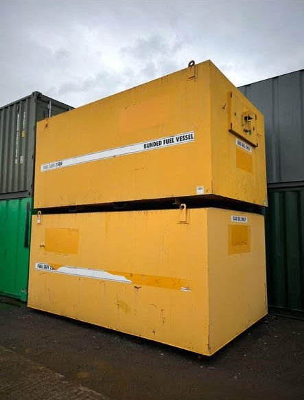 2500 gallon bunded fuel diesel tanks with pumps
