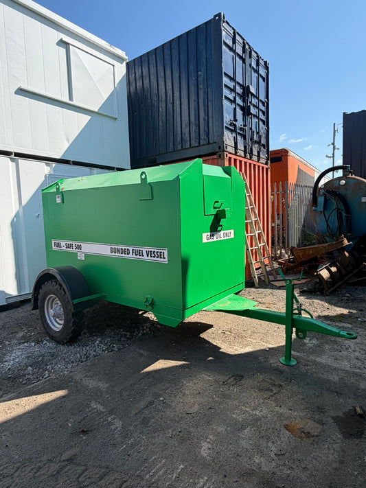 Mobile 500 Gallon Fuel Tank Bowser – Bunded Diesel Fuel Trailer