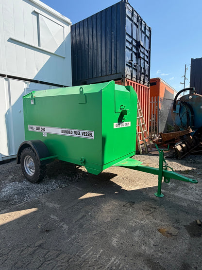 Mobile 500 Gallon Fuel Tank Bowser – Bunded Diesel Fuel Trailer